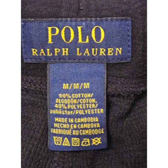 Polo Ralph Lauren Waffle-Knit Sleep Jogger Pockets Pants Men Sz M Drawstring - Picture 4 of 5